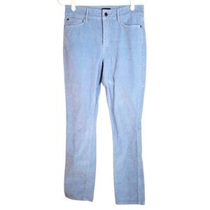 NYDJ Powder‎ Blue Corduroy Stretch Mini Boot Cut Pants Size 4